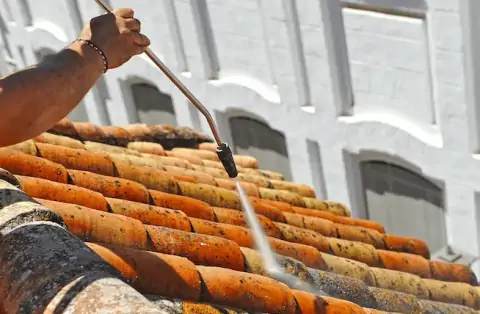 Nettoyage de toitures - Homps